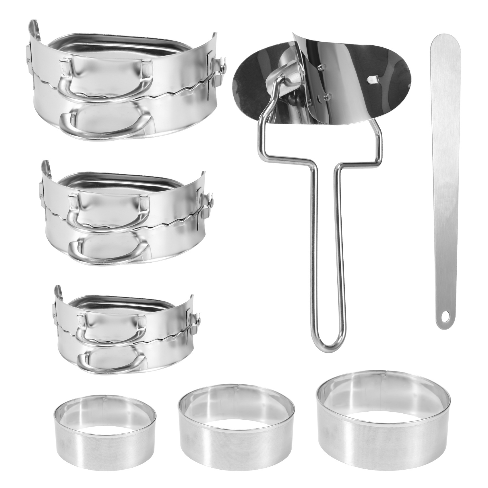 FAST-Dumplings Maker 8 Pcs, Pr - Dumpling Press Set review and price