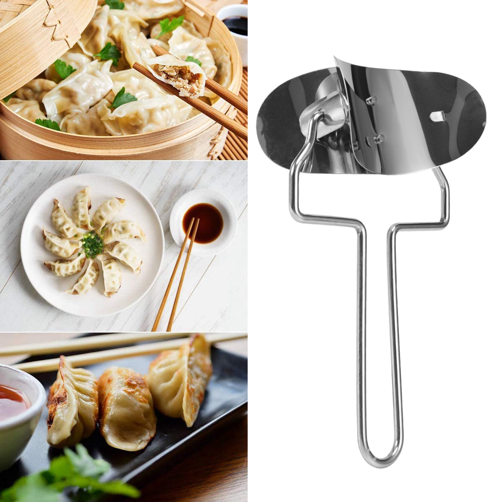 FAST-Dumplings Maker 8 Pcs, Pr - Dumpling Press Set review and price