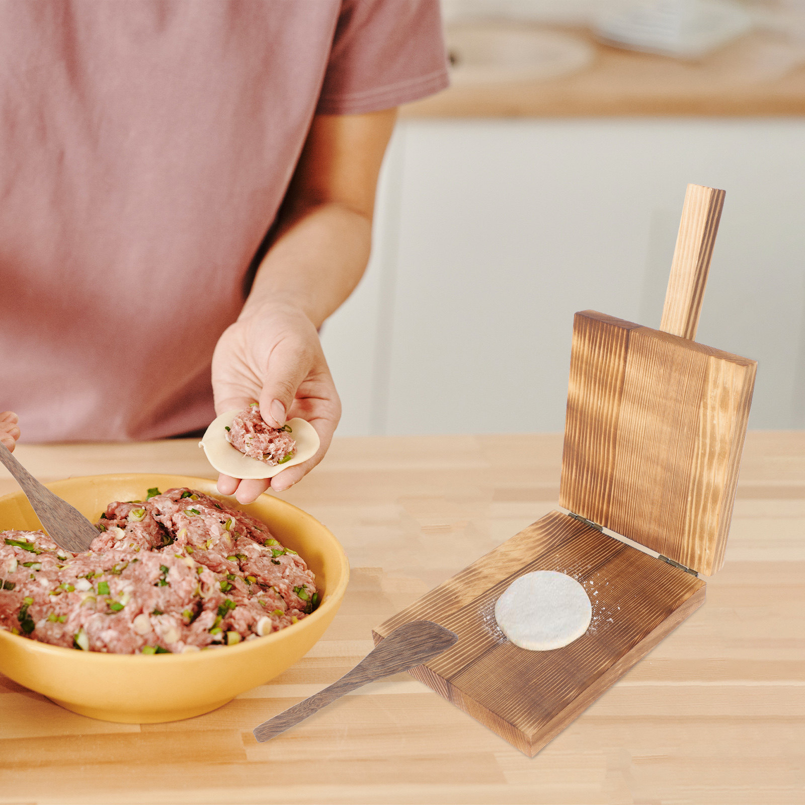 Wooden Dumpling Press Set Doug - Dumpling Press Set review and price