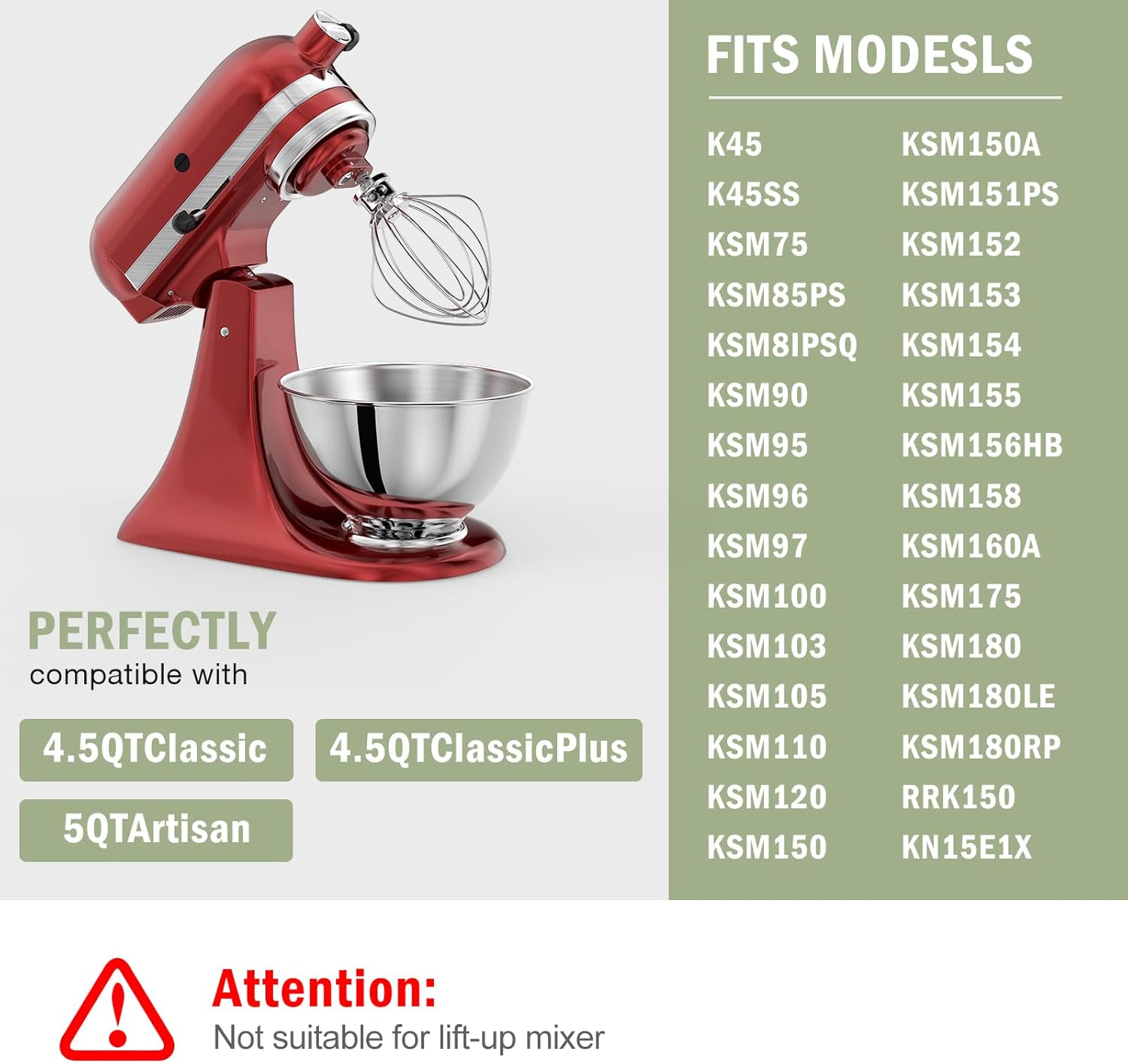 3-Quart Stainless Steel Bowl f - Kitchenaid Mixer Artisan 5Qt review and price