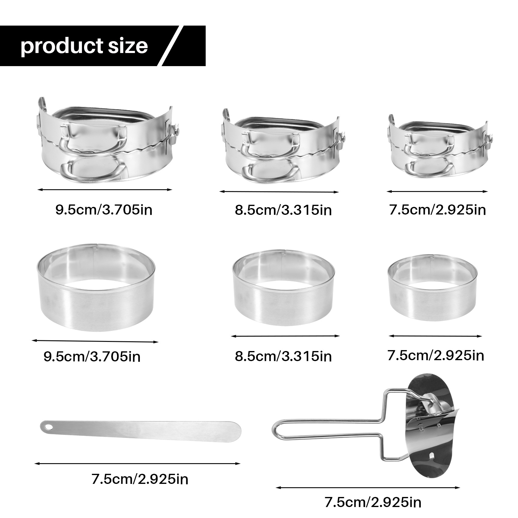 ABKW-Dumplings Maker 8 Pcs, Pr - Dumpling Press Set review and price