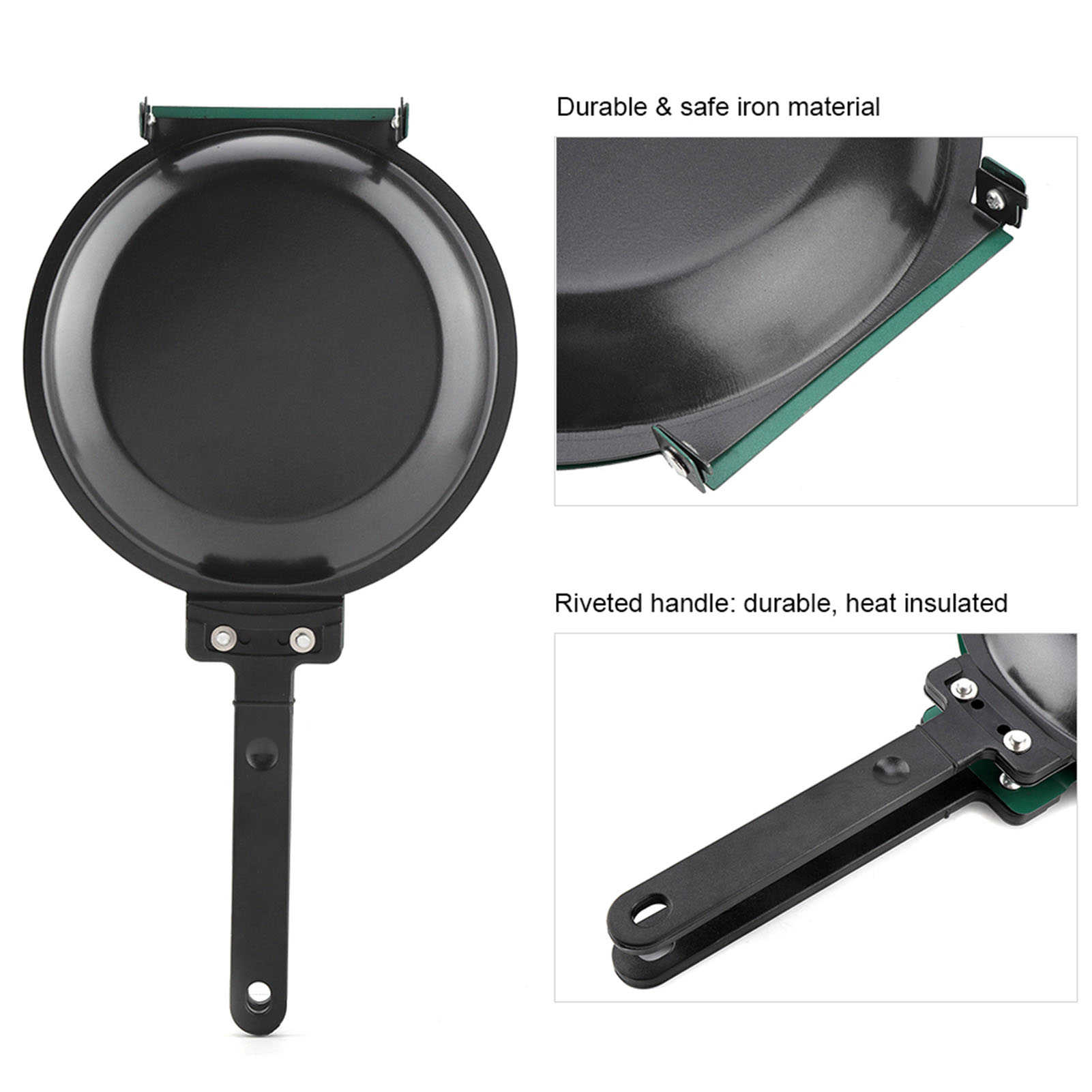 Double Side Titanium Steel Coa - Mini Pancake Griddle review and price