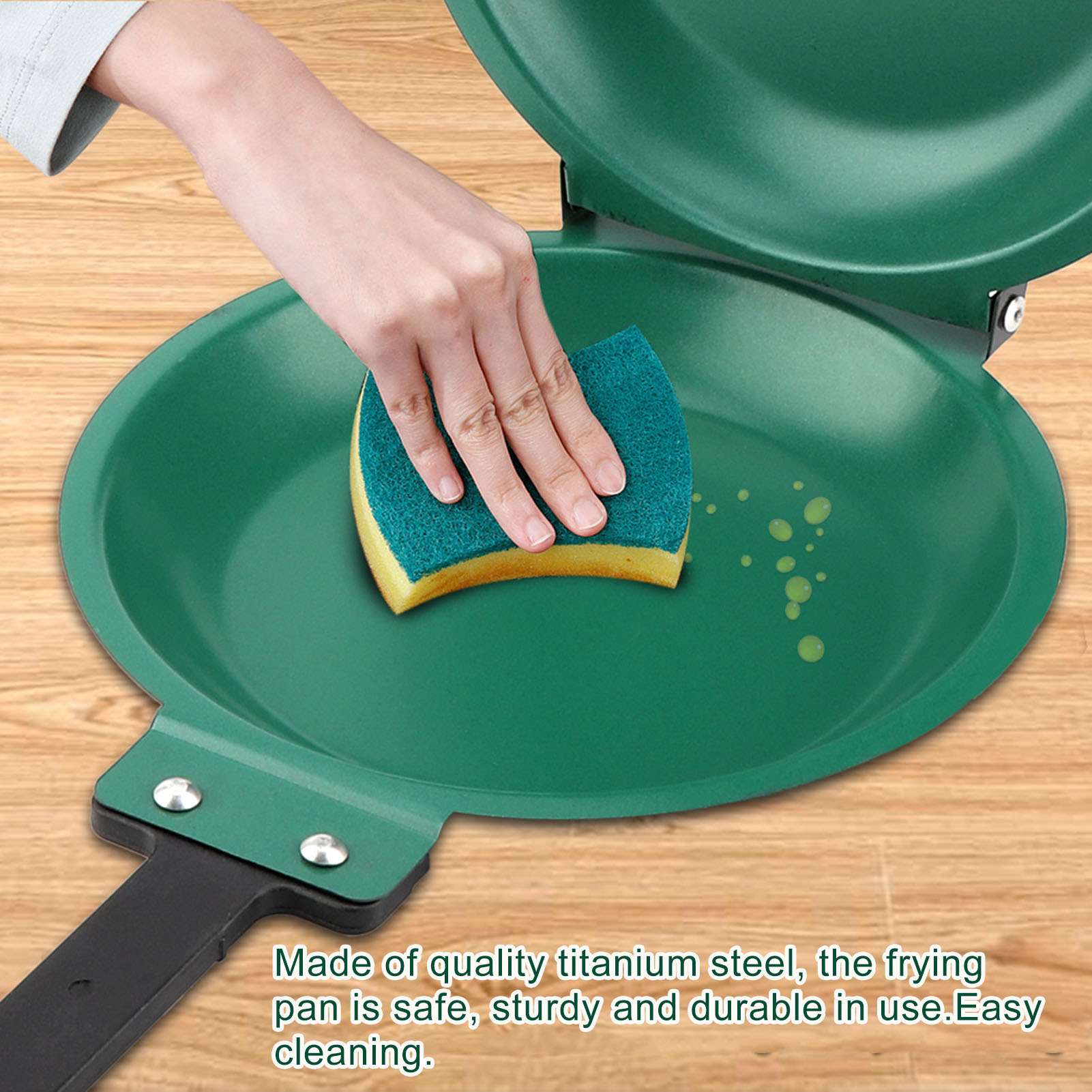 Double Side Titanium Steel Coa - Mini Pancake Griddle review and price