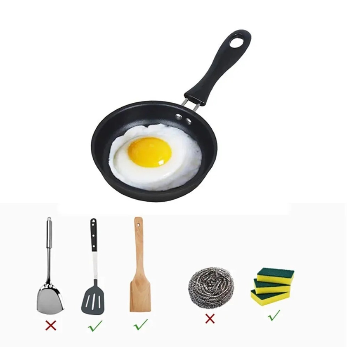 Mini Frying Pan with Handle Po - Mini Pancake Griddle review and price