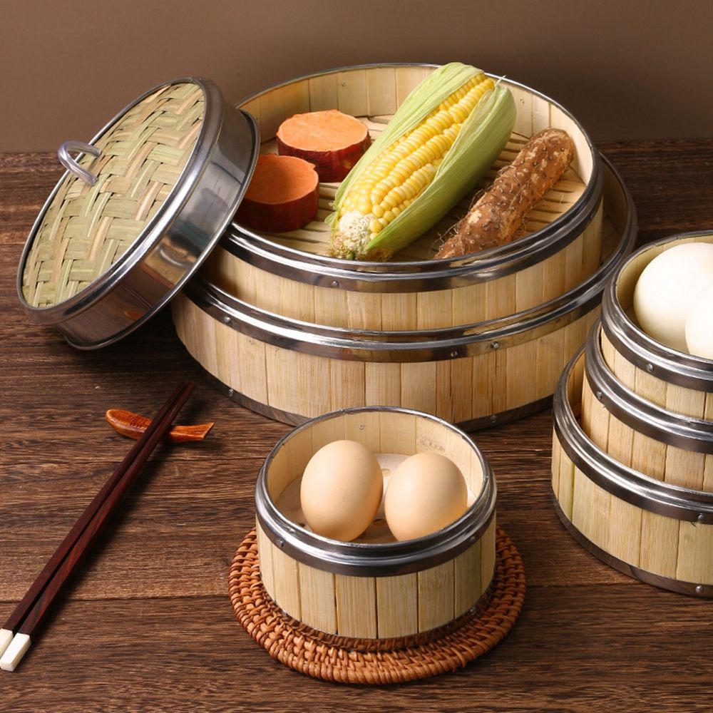For Cooking Bao Buns Chinese W - Bao Steamer Bamboo review and price
