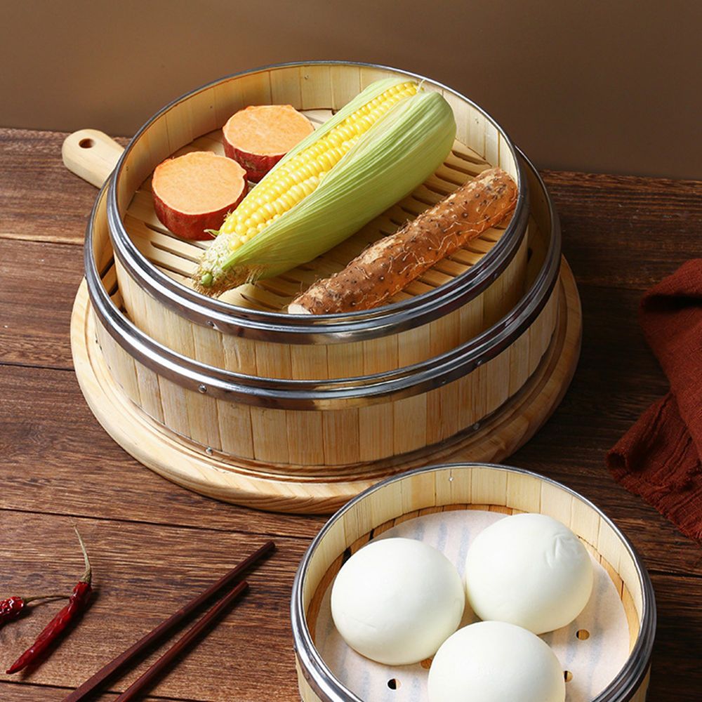 For Cooking Bao Buns Chinese W - Bao Steamer Bamboo review and price