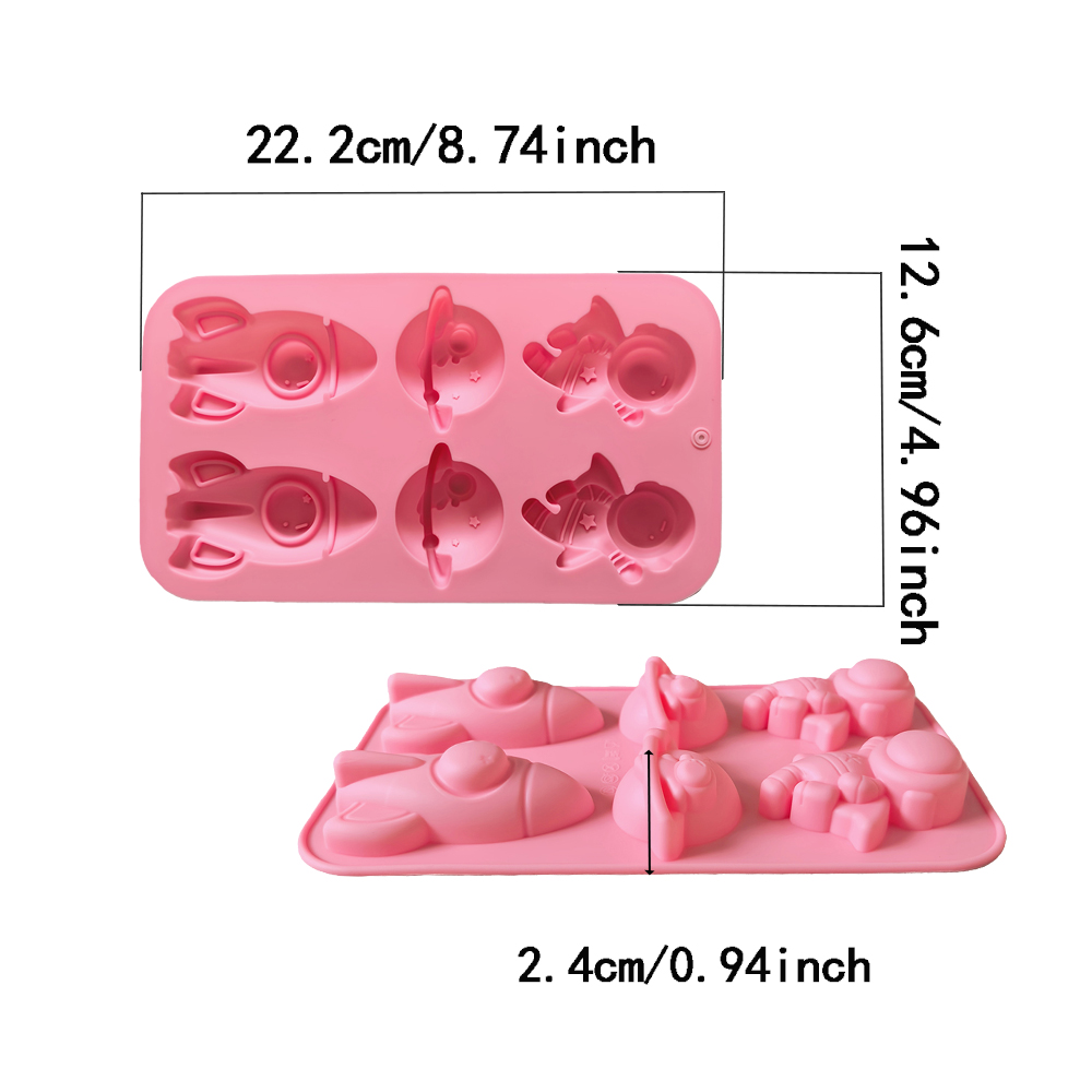 1pc Creative Rocket Astronaut  - Donut Mold Silicone review and price
