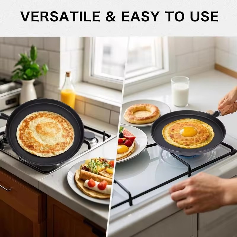Heavy-Duty Cast Iron Frying Pa - Egg Waffle Pan review and price