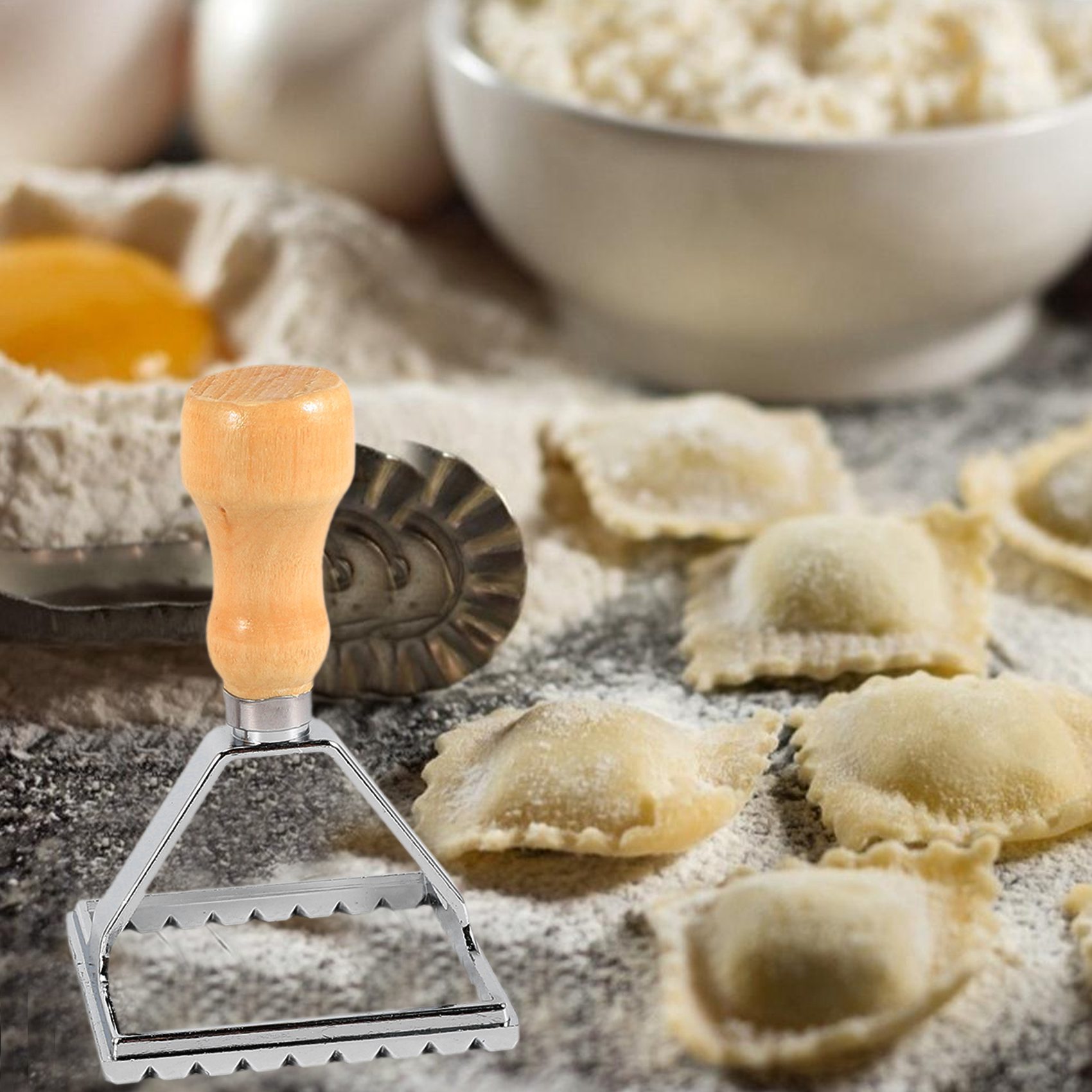 AA94-Ravioli Maker Cutter Stam - Dumpling Press Set review and price