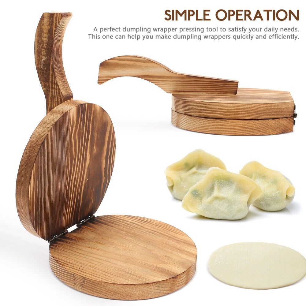 Wooden Dough Presser Chapati P - Dumpling Press Set review and price