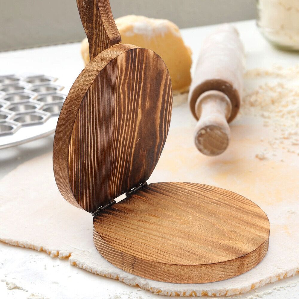 Wooden Dough Presser Chapati P - Dumpling Press Set review and price