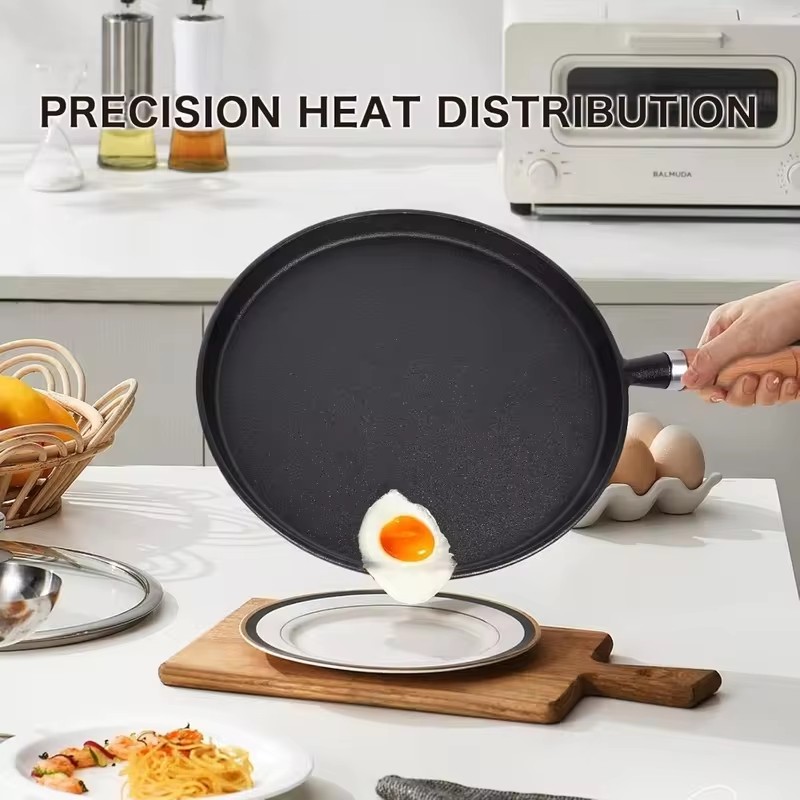 Heavy-Duty Cast Iron Frying Pa - Egg Waffle Pan review and price