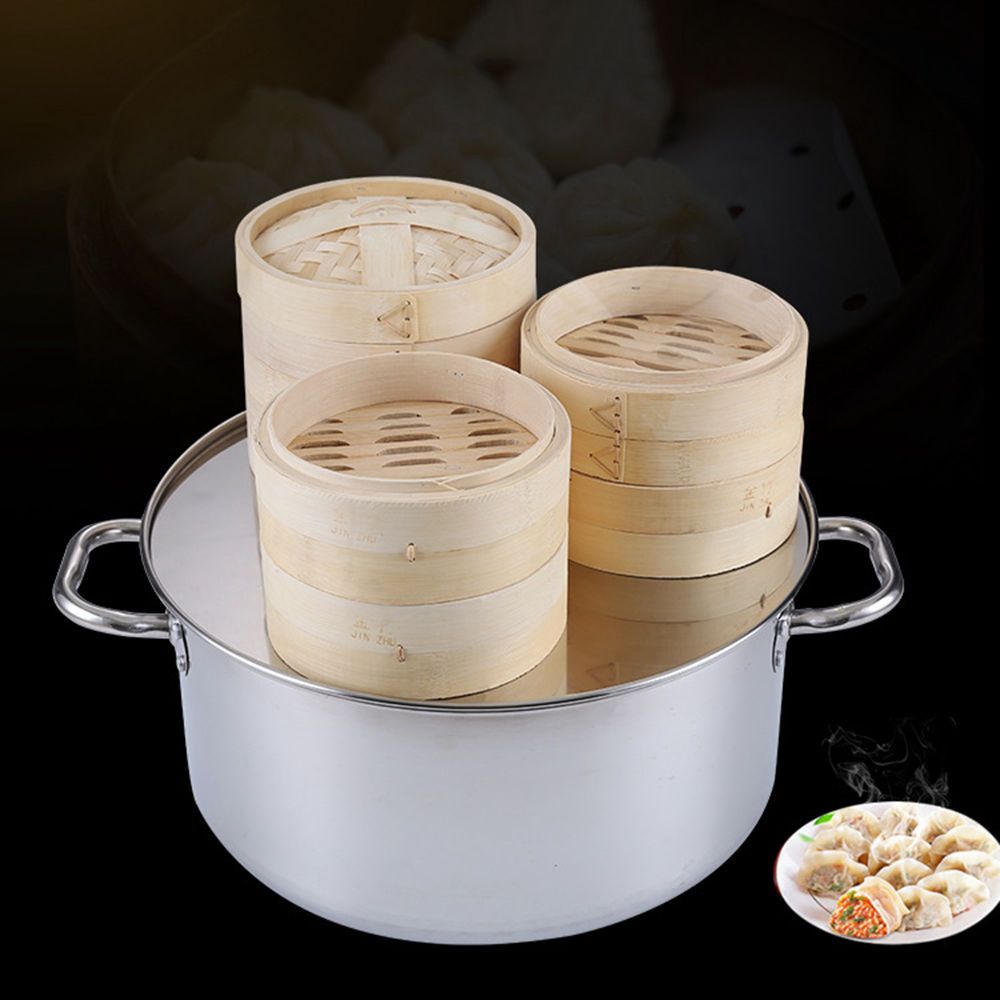 Steaming With Lid Makes Tasty  - Bao Steamer Bamboo review and price